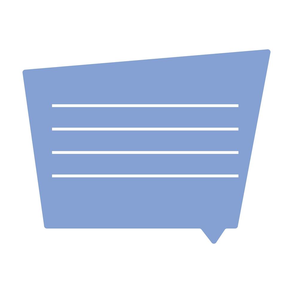 speech bubble, message text chat communication vector