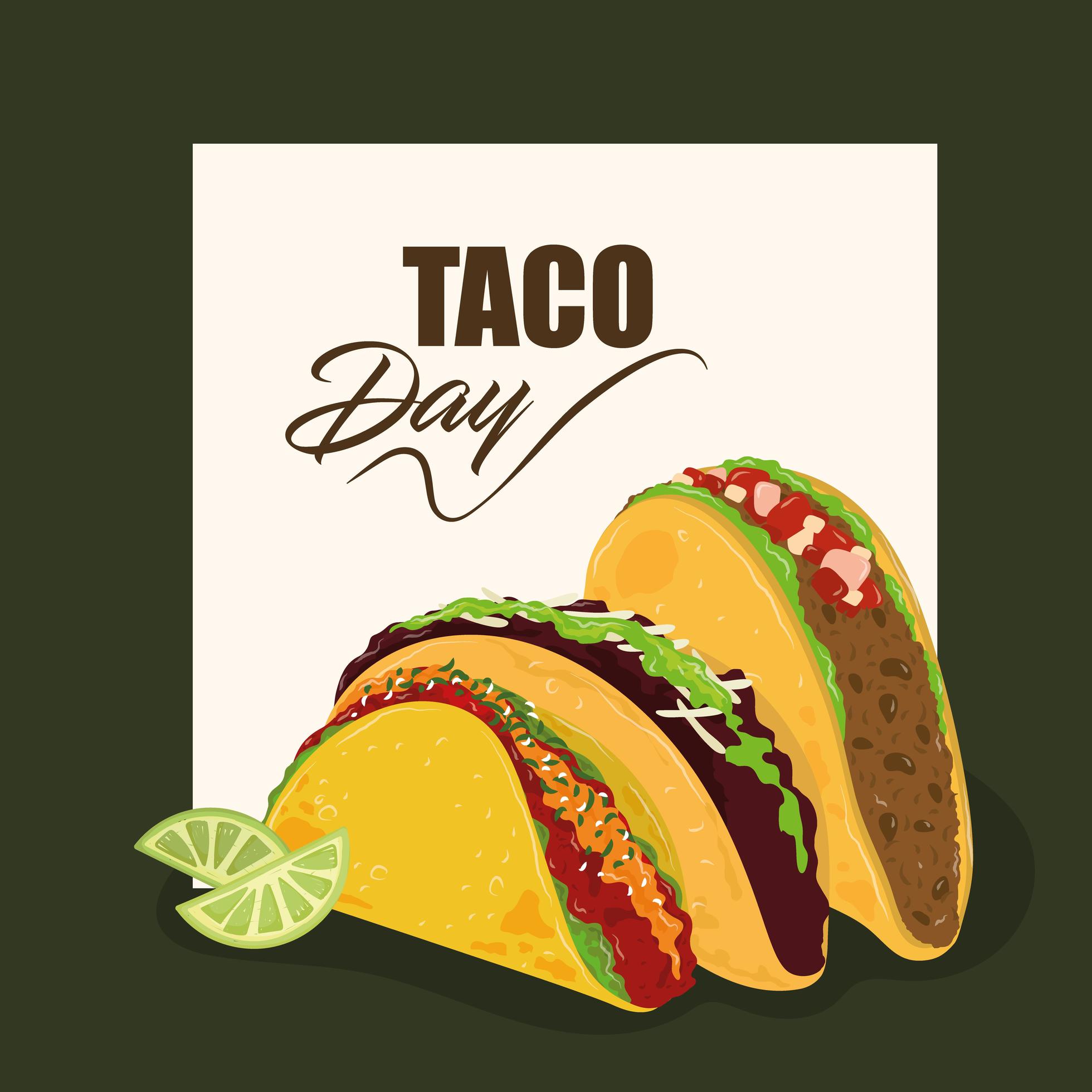 national taco day 3744886 Vector Art at Vecteezy