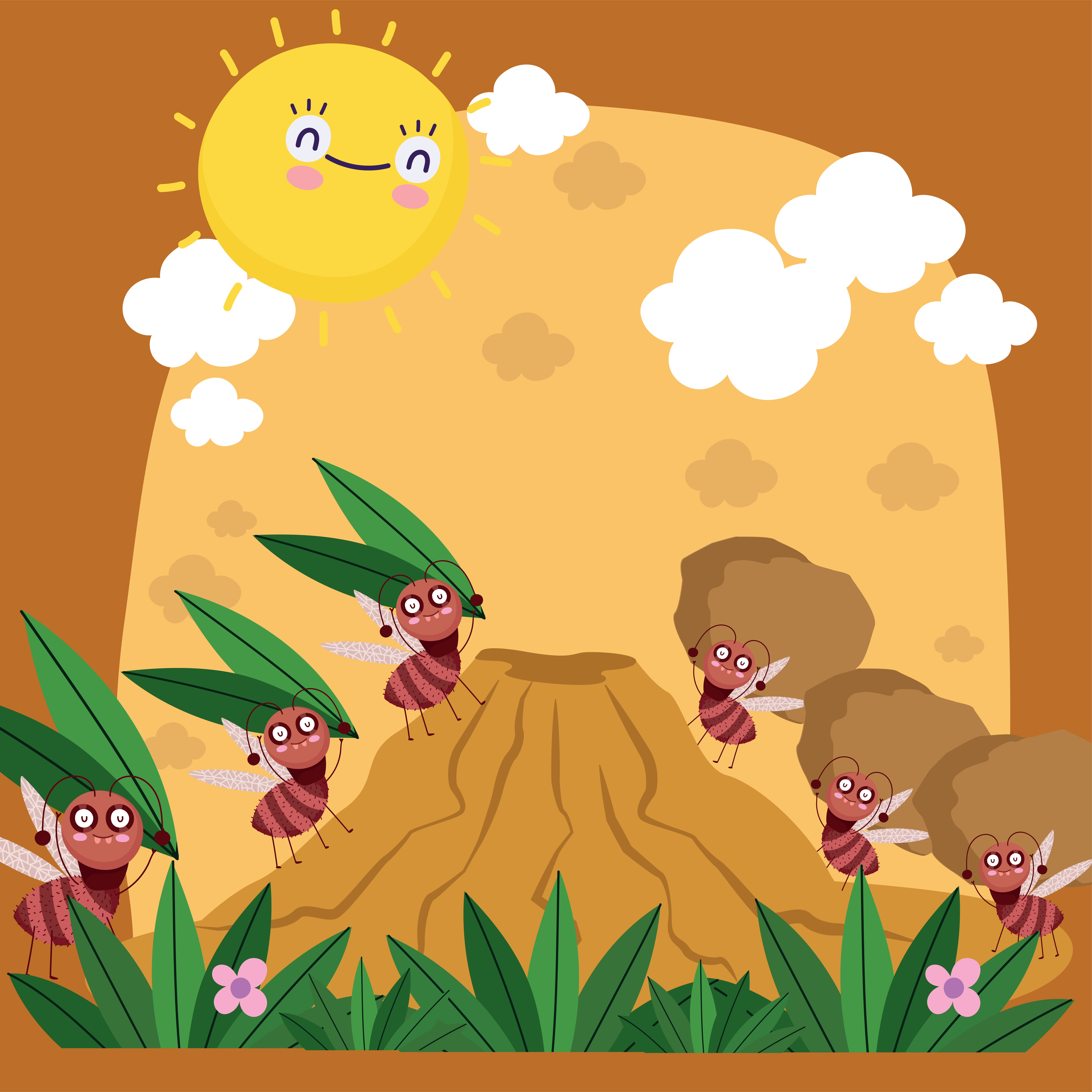 funny colony of ants carrying food anthill bugs cartoon 3744894 Vector Art at Vecteezy funny colony of ants carrying food anthill bugs cartoon 3744894 Vector Art at Vecteezy
