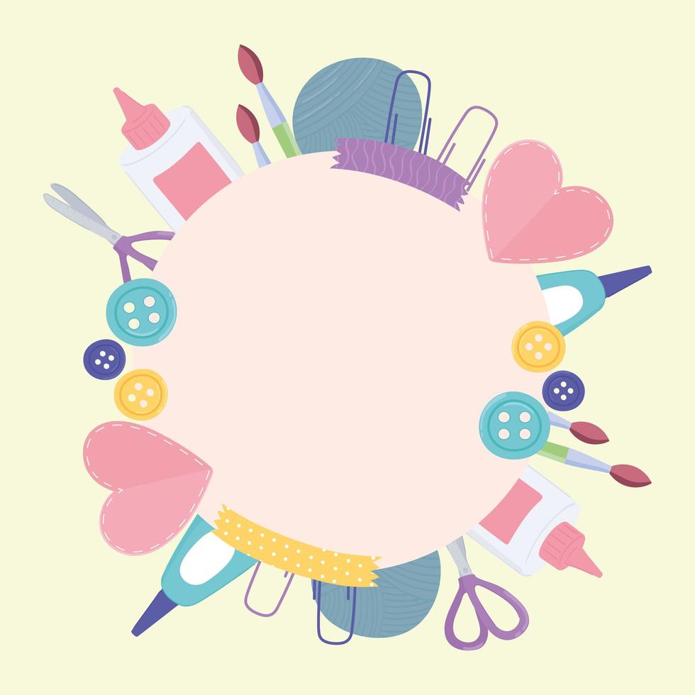 creative craft workshop vector