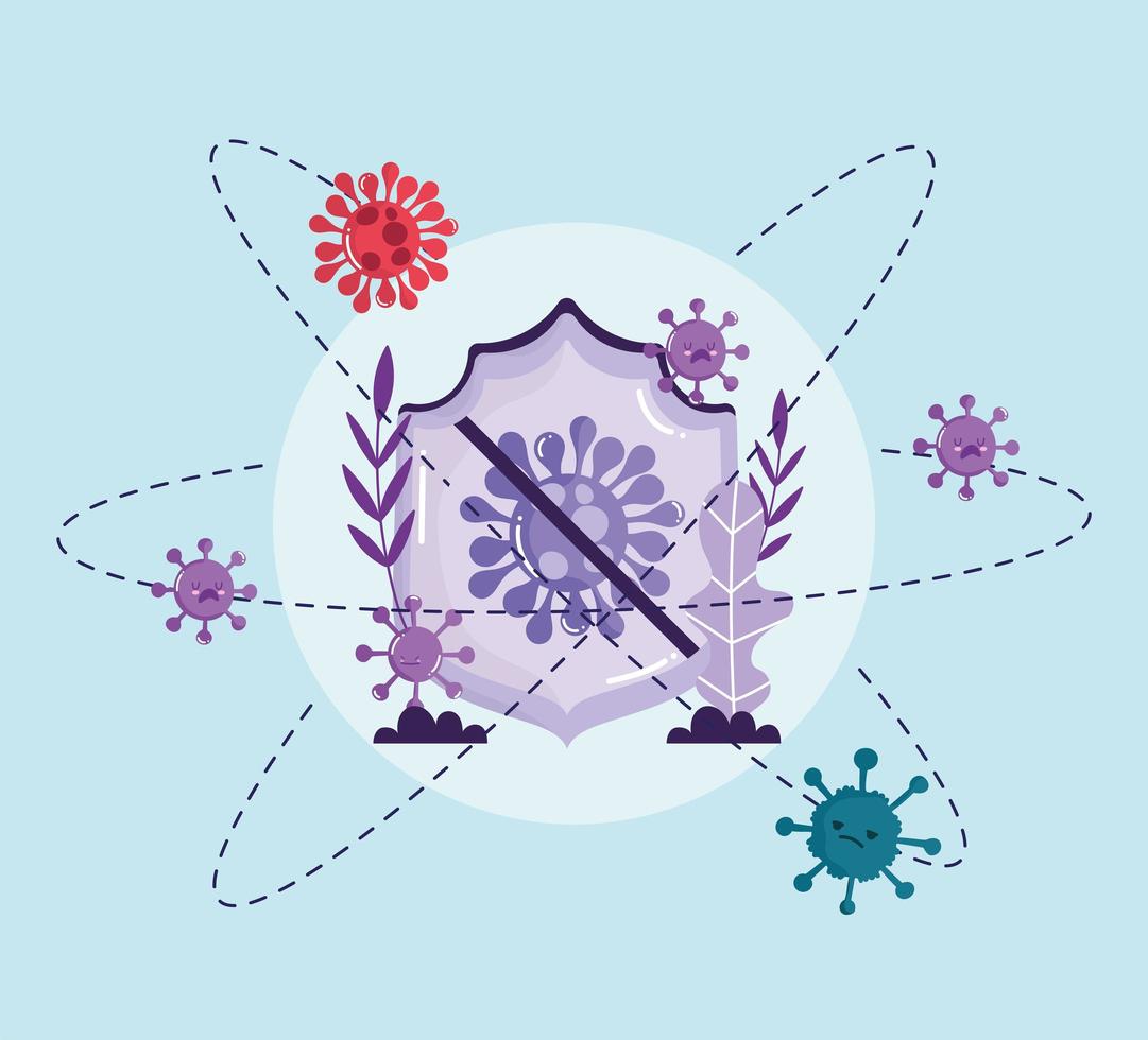 protection stop covid 19 vector