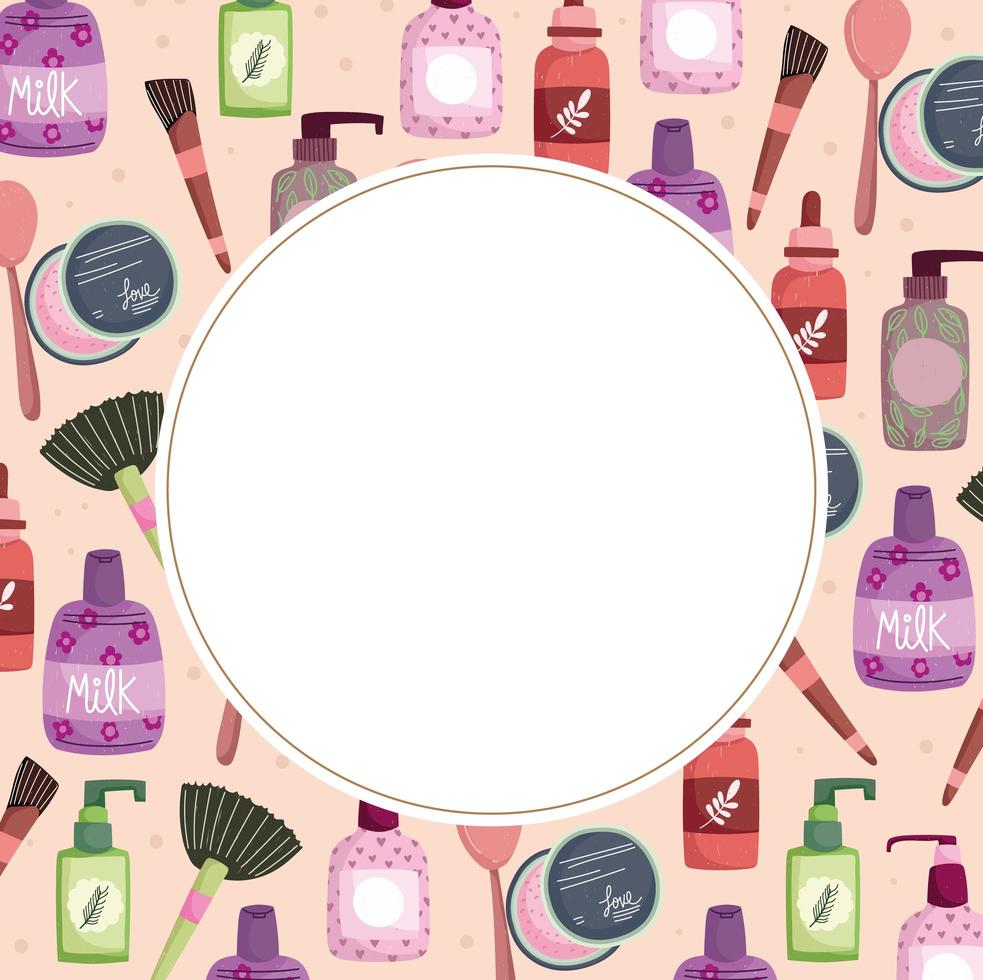 skincare and self care vector