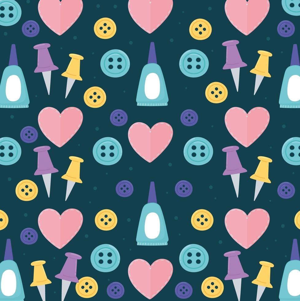 craft and diy pattern vector