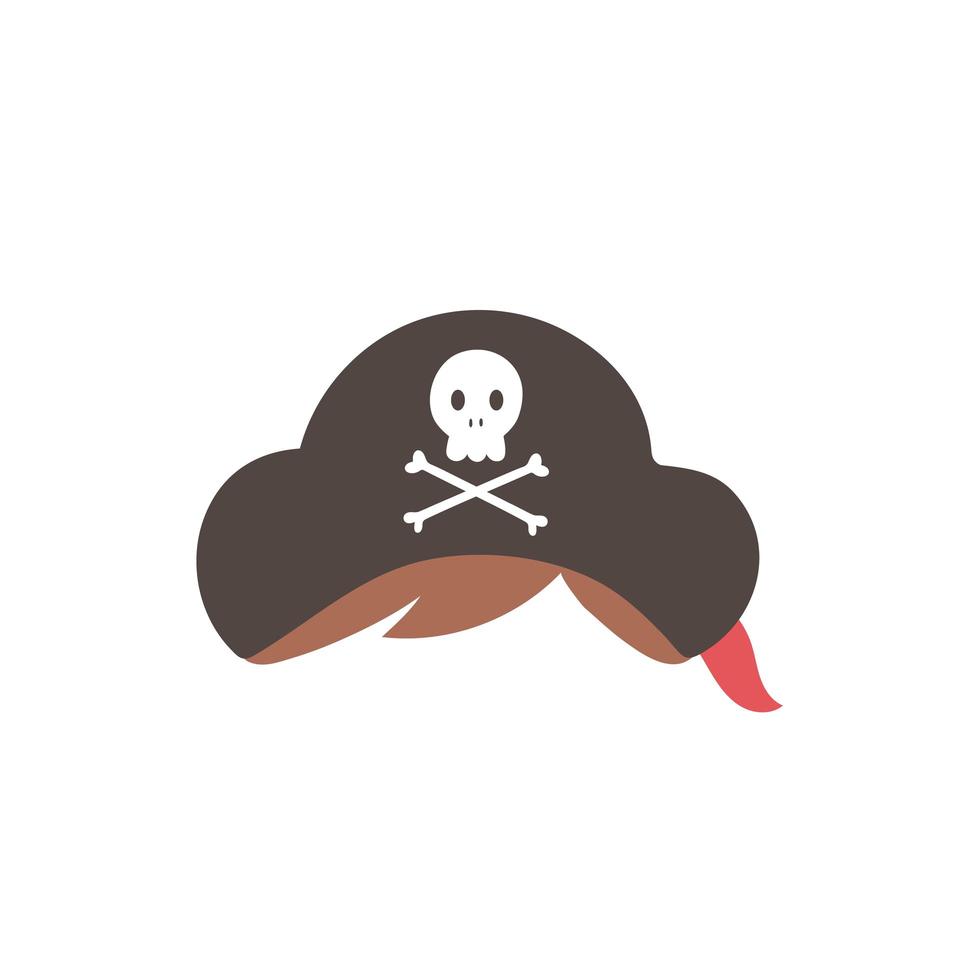 pirate hat with skull 3746896 Vector Art at Vecteezy