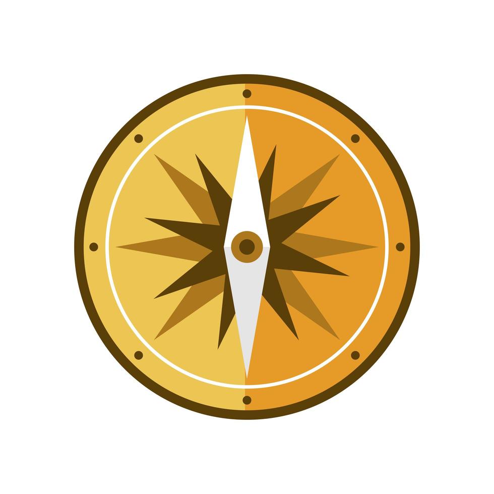 travel compass instrument vector