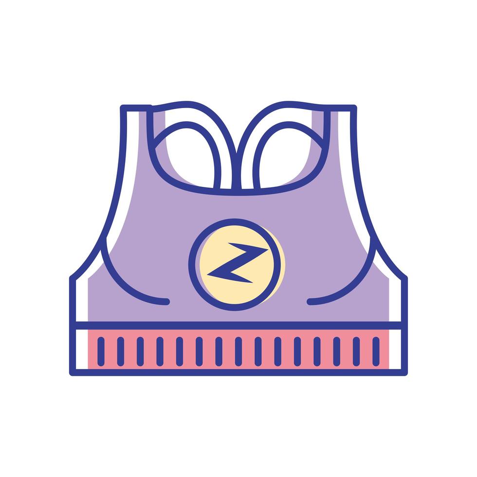 fitness underwear clothes vector