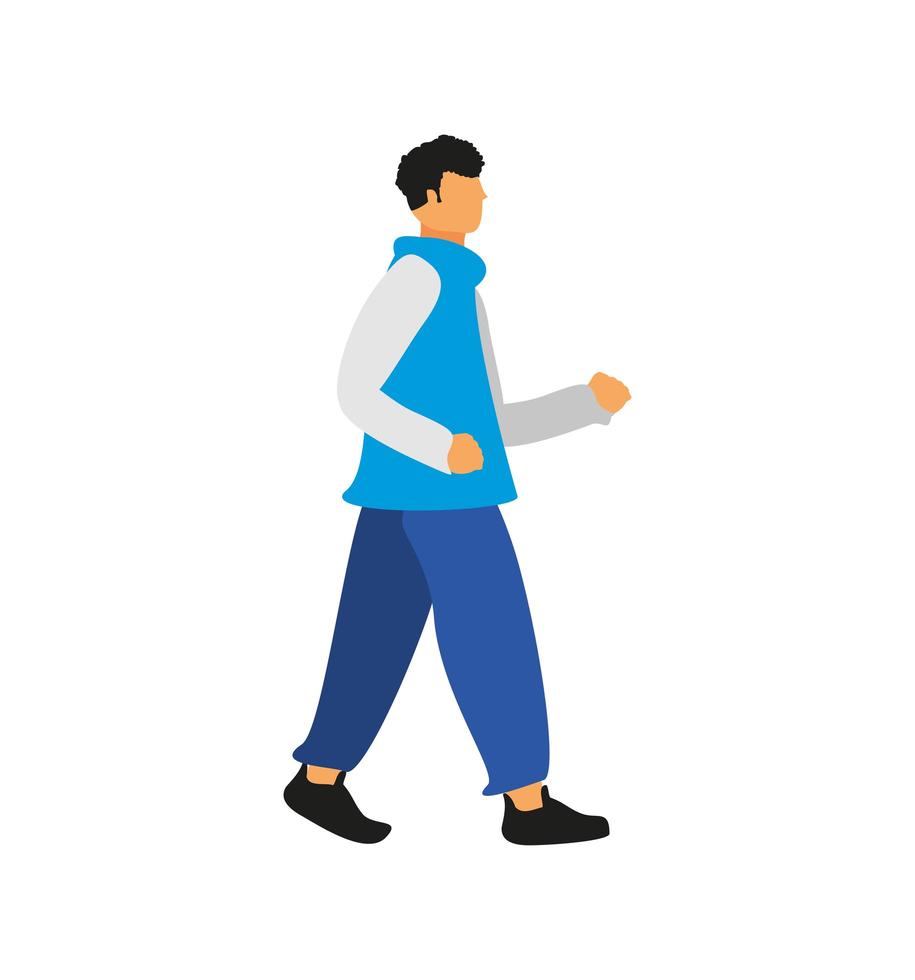 man walking activity vector