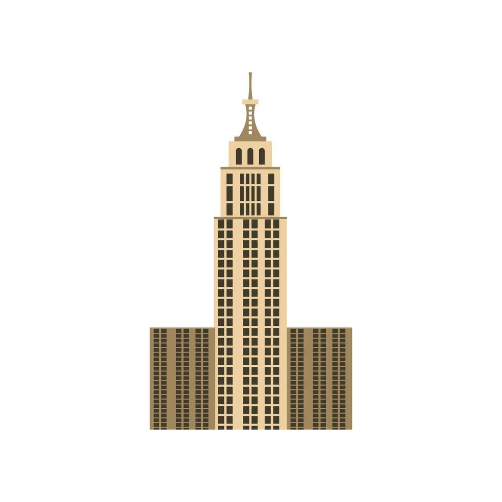 skyscraper building urban vector