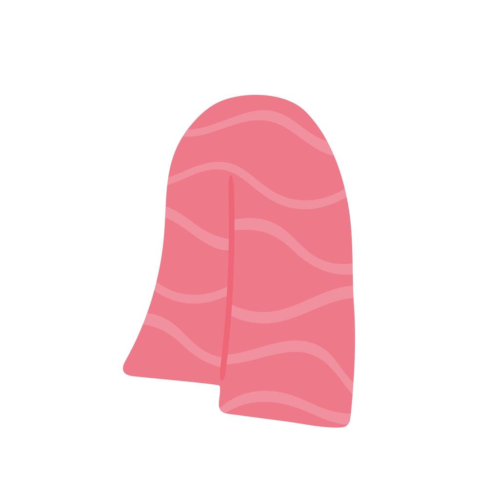 cleaning red cloth vector
