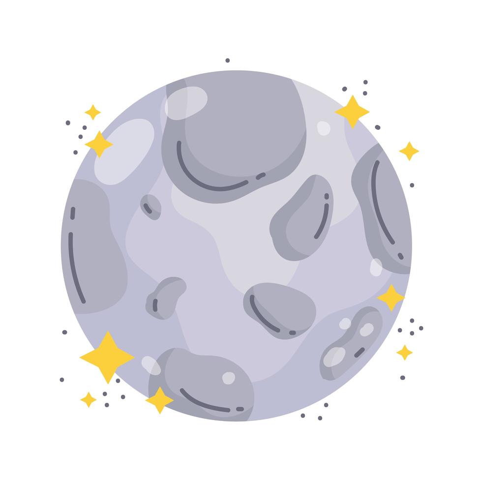 space planet astronomy adventure explore flat style vector