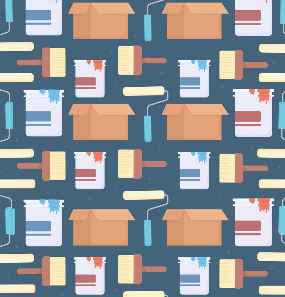 renovation home pattern vector