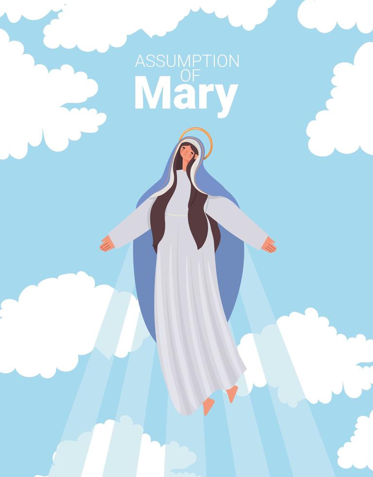 assumption of holy mary vector