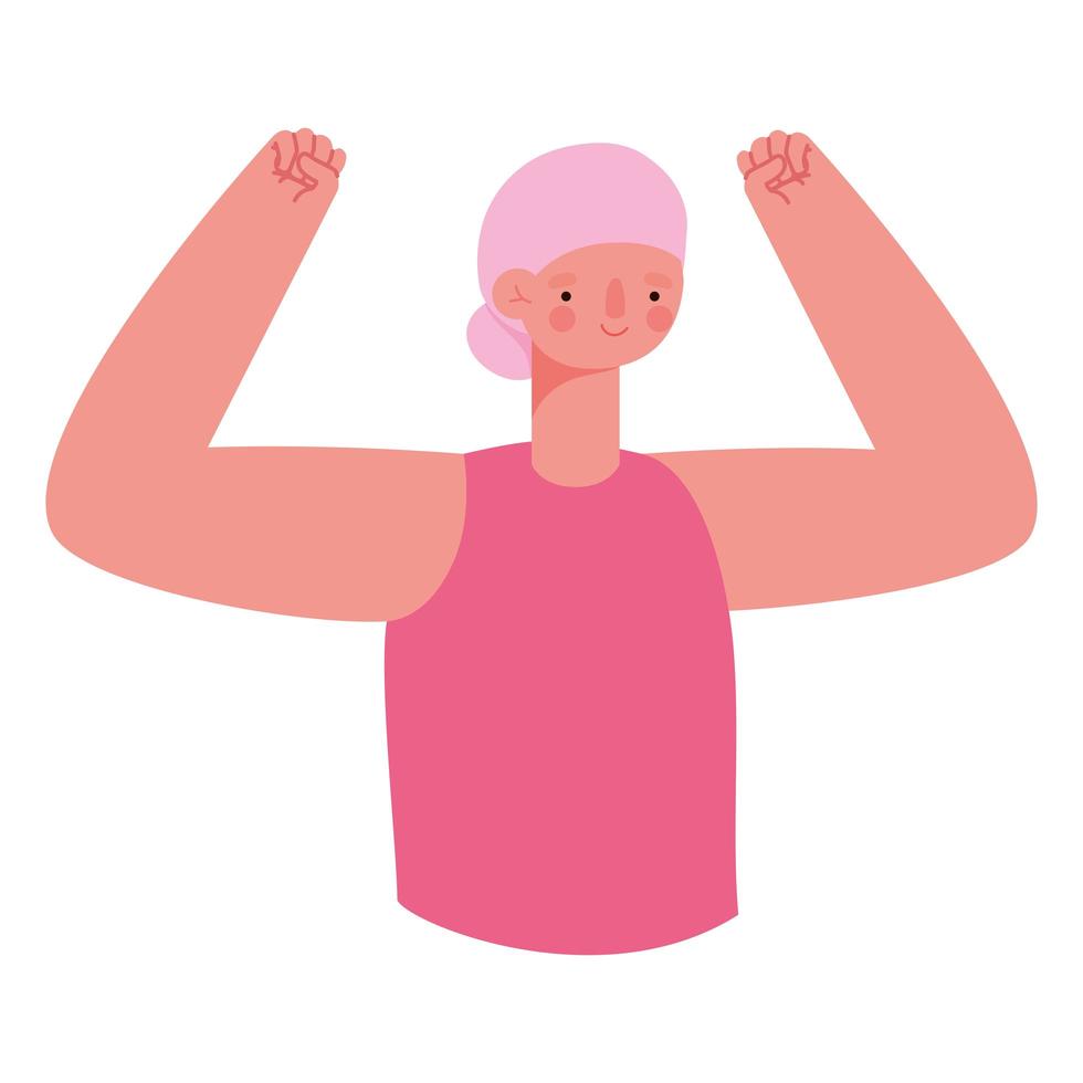 teen with pink turban vector