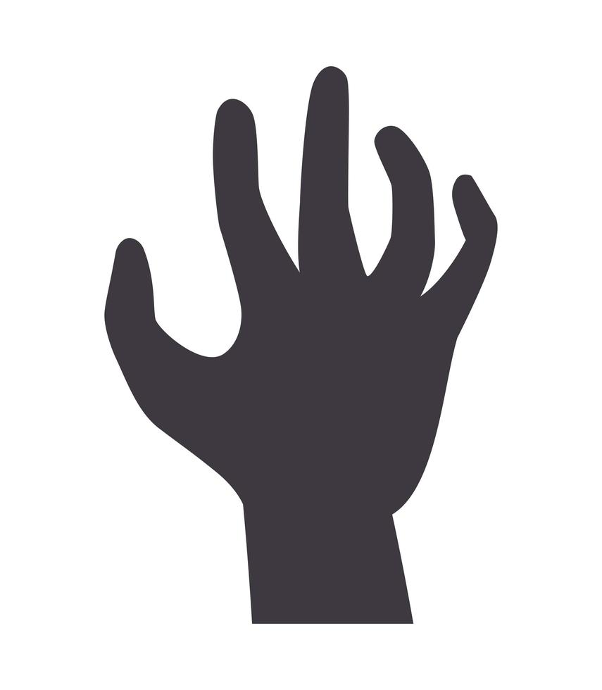 sexual abuse hand vector