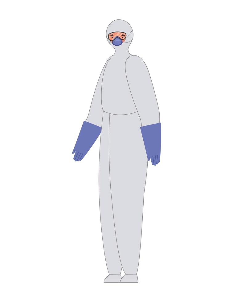 doctor in ppe vector