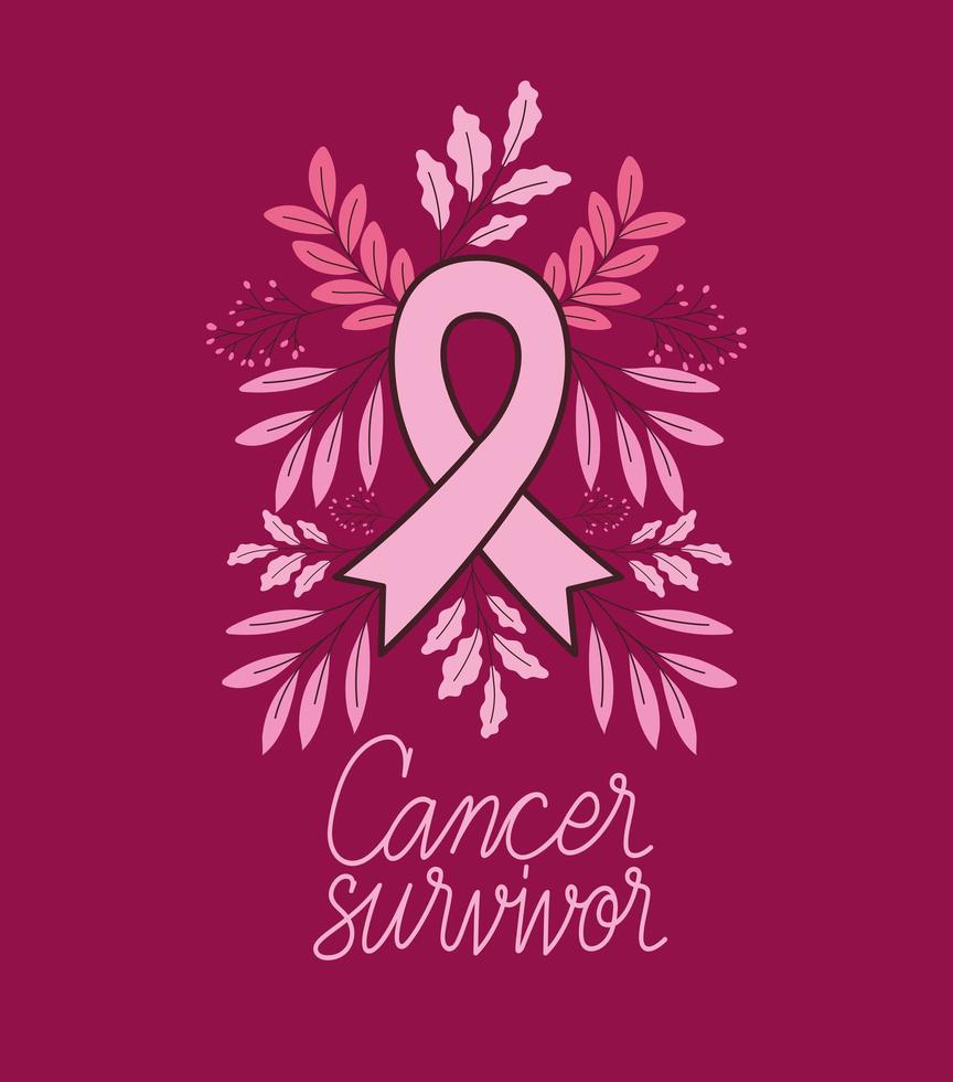 cancer survivor illustration vector