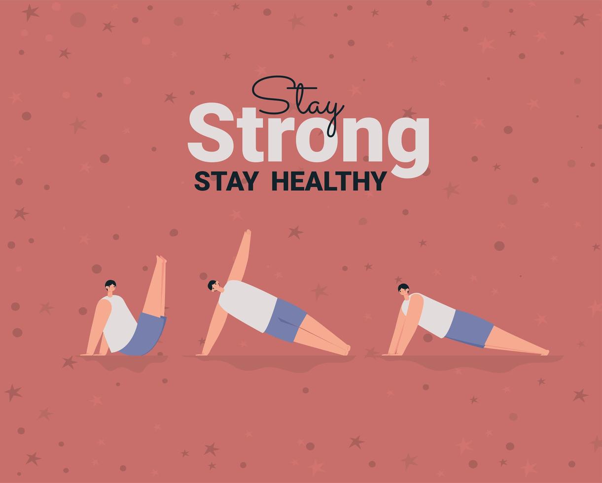 stay strong poster vector