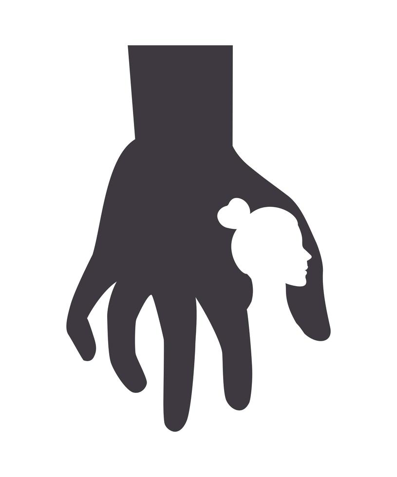 sexual harassment representation vector