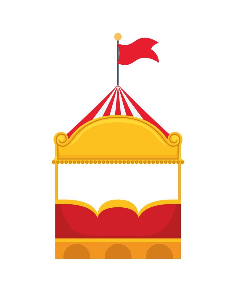 fair tent illustration vector