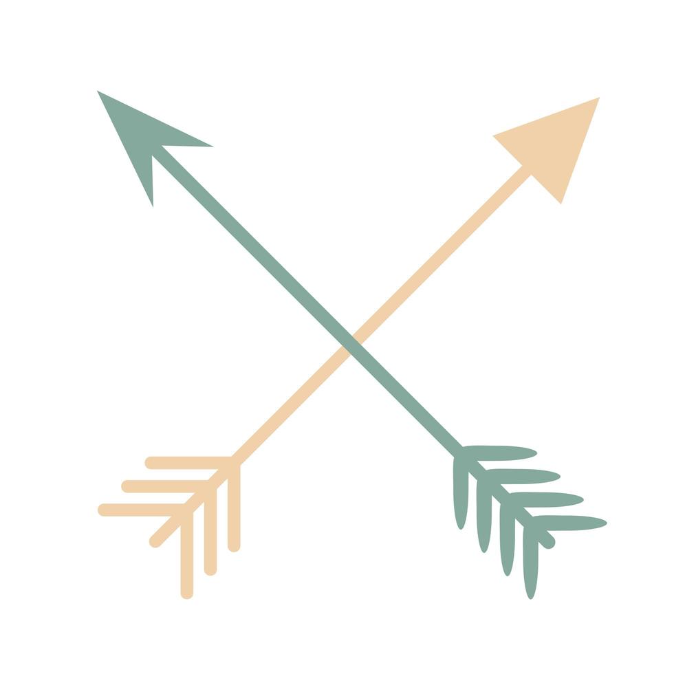 cross of arrows vector