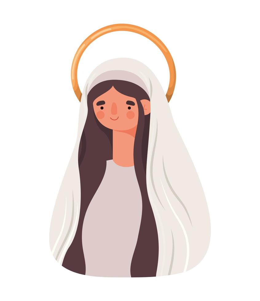 personaje de la madre maría vector