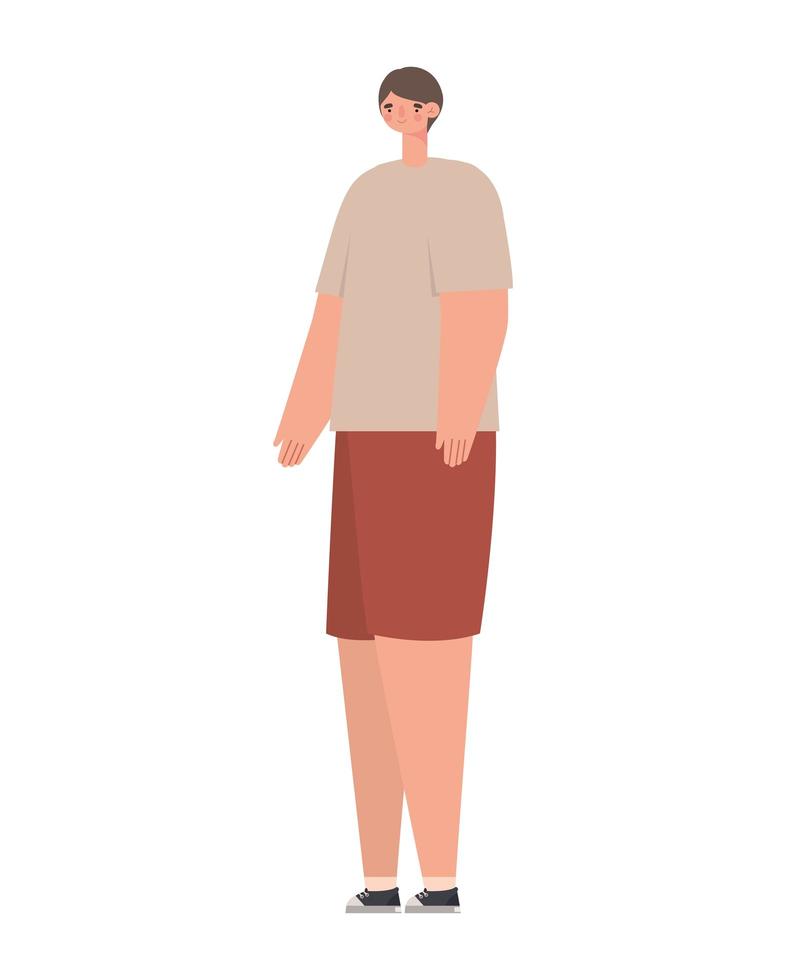 exercise man design vector
