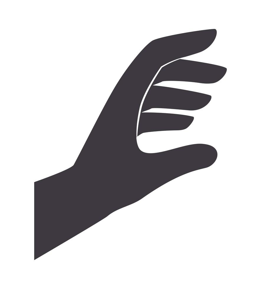 sexual violence hand vector