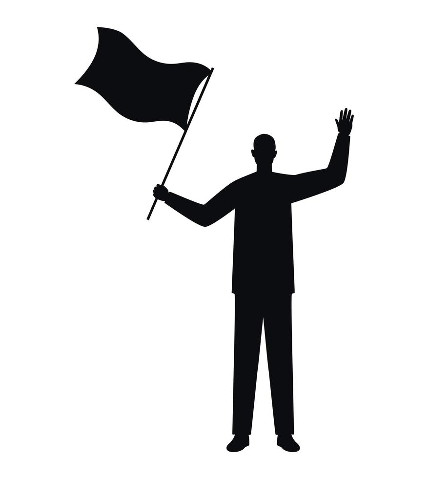person silhouette icon vector