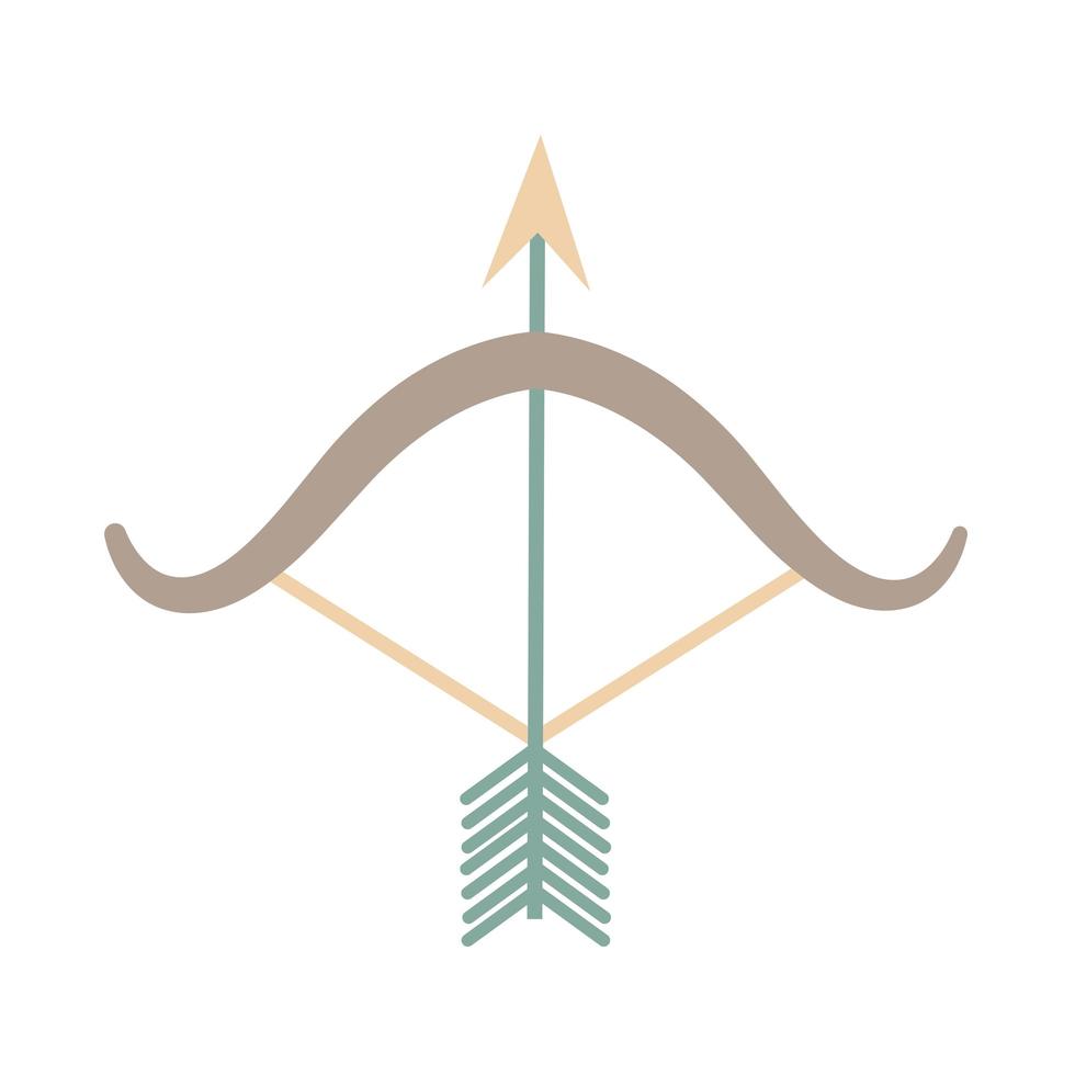 boho crossbow design vector