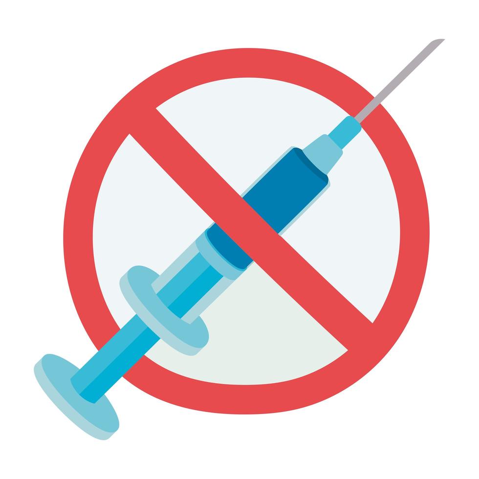 syringe sign design vector