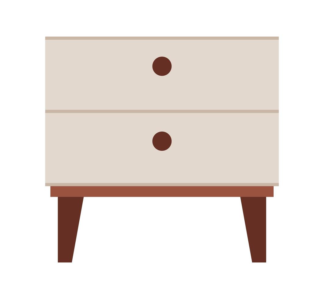 white drawers representation vector
