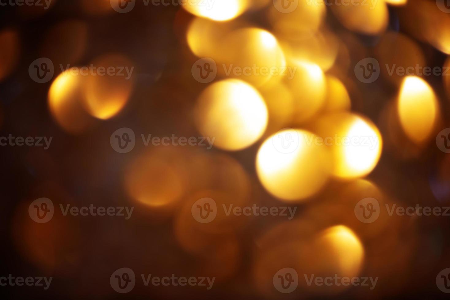 Light brown defocus. Glitter in defocus, new year and christmas. photo