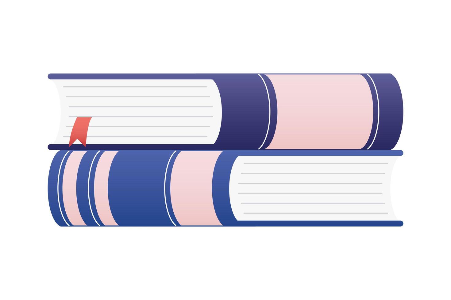 education books icons vector