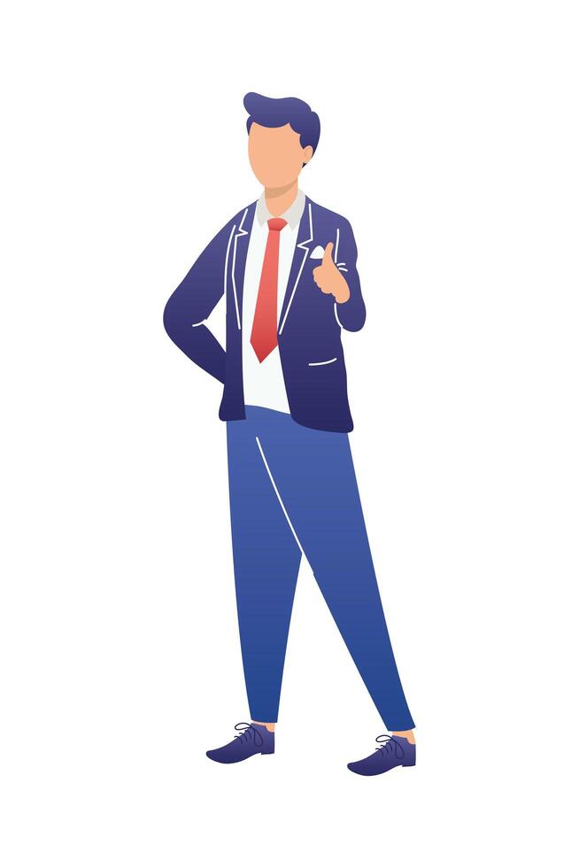 Businessman cartoon design vector