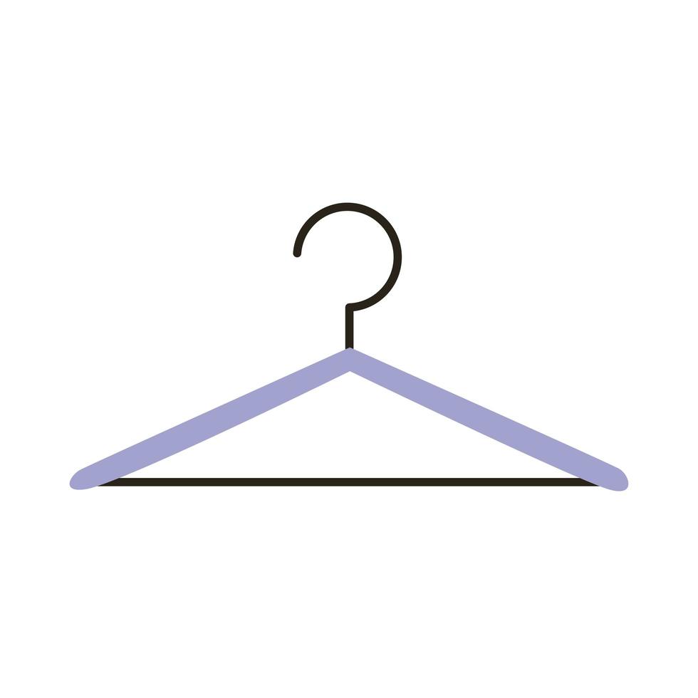 clothes hook icon vector