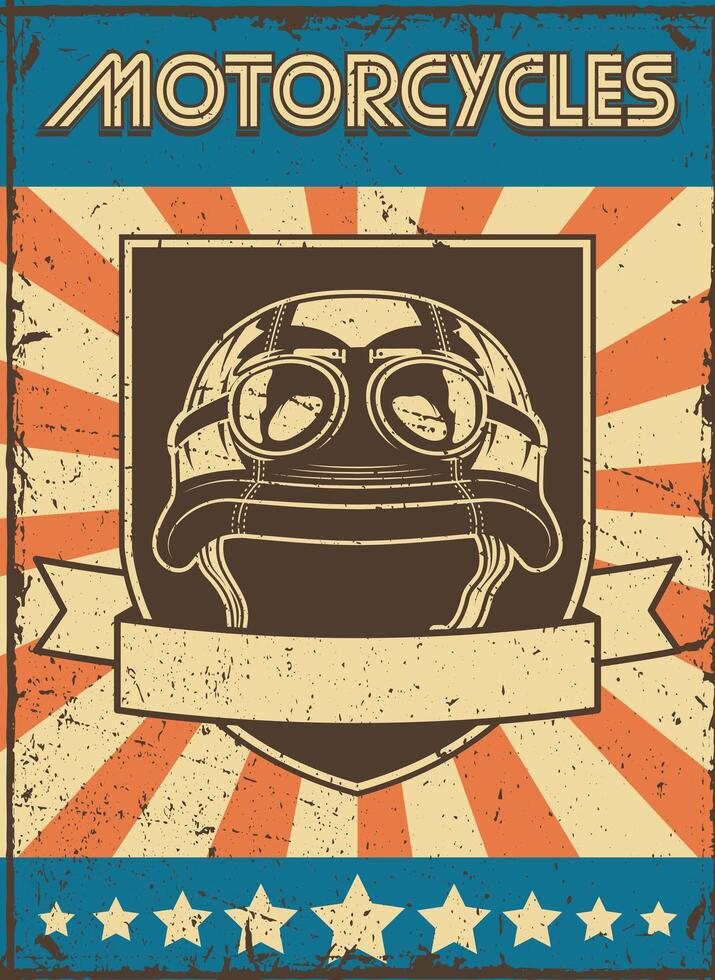 old helmet poster vector
