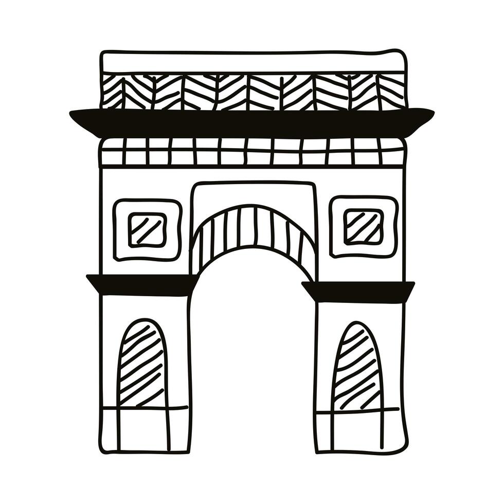 Arco del Triunfo vector