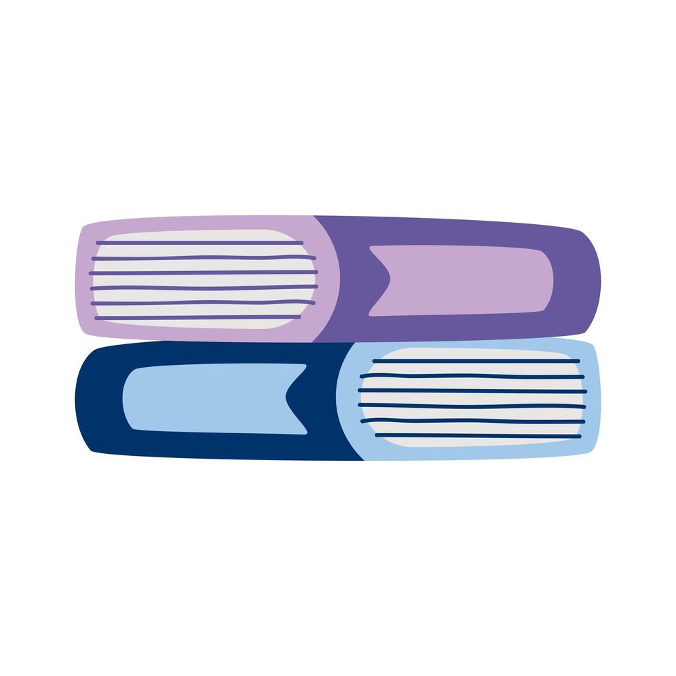 education books icons vector