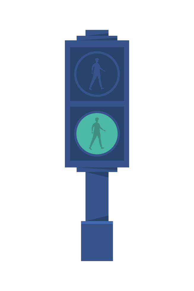 pedestrian traffic light vector