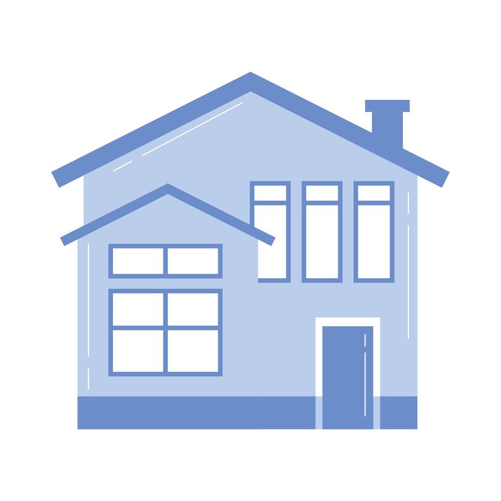 house with windows 3750558 Vector Art at Vecteezy