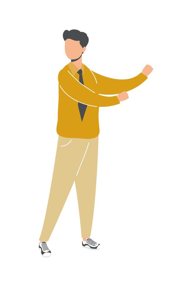 Businessman cartoon design vector