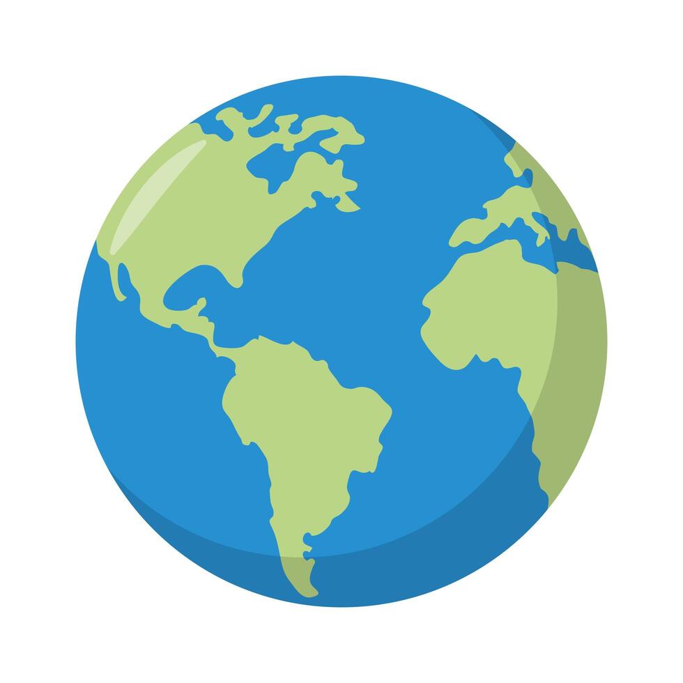 world planet earth vector
