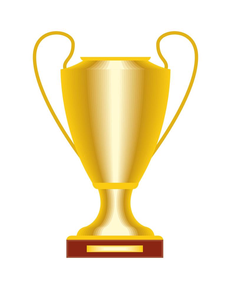 trophy cup award vector