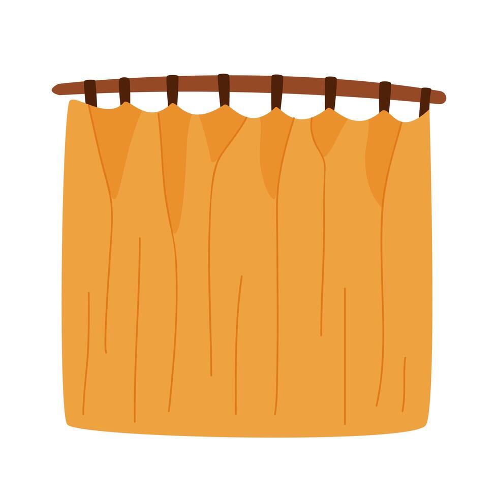 bath courtain hanging vector