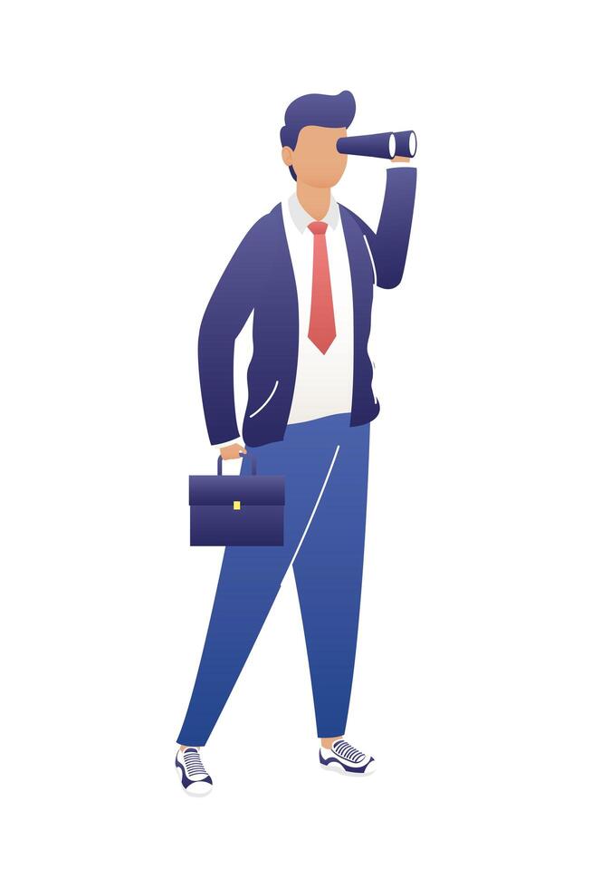 Businessman cartoon design vector