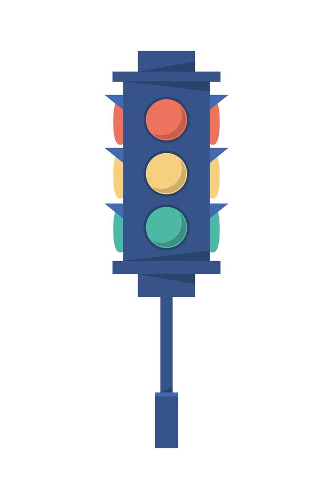 trafic light signal vector