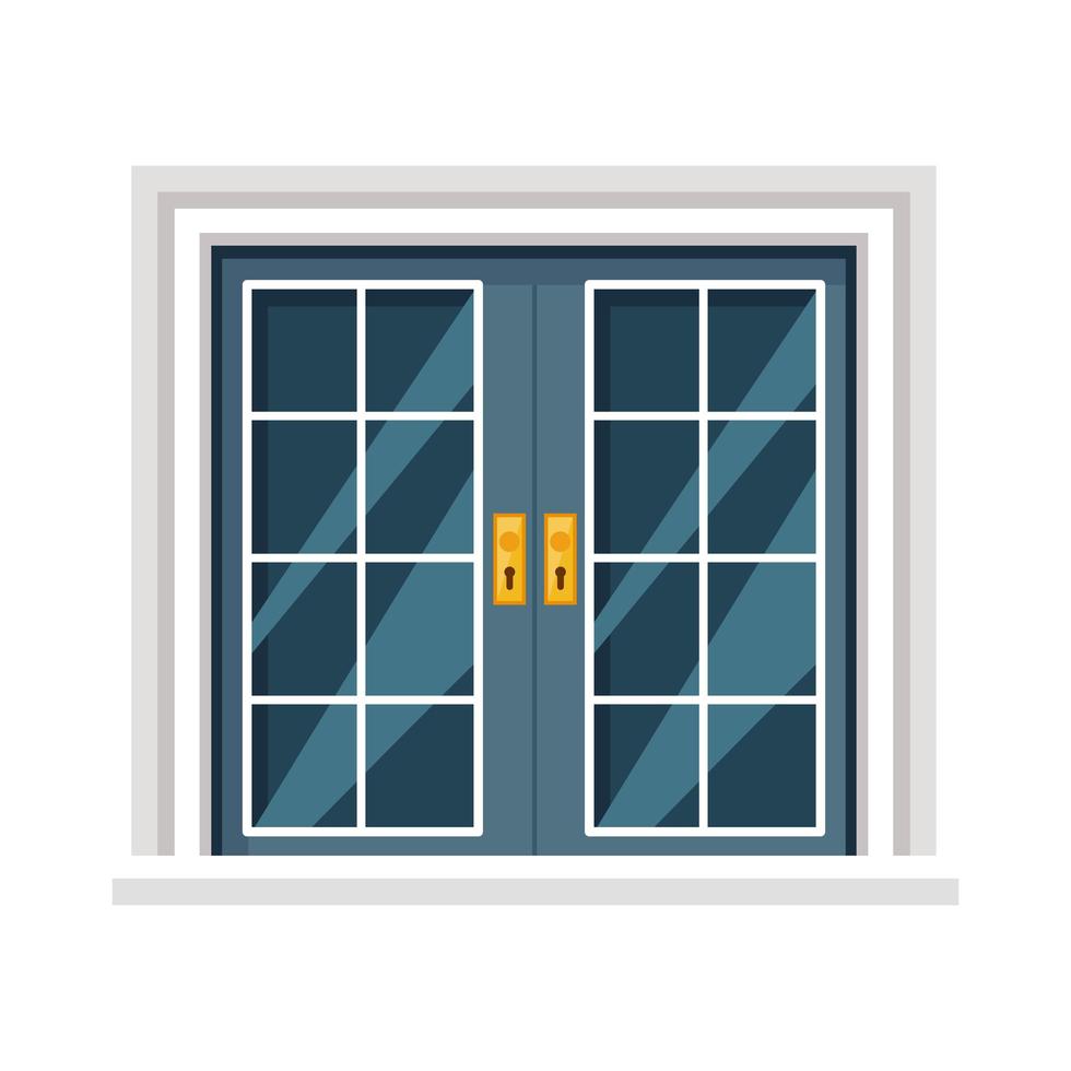 glass front door vector