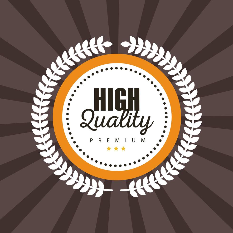 best quality wreath seal vector