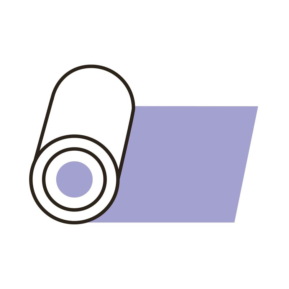 roll of cloth vector