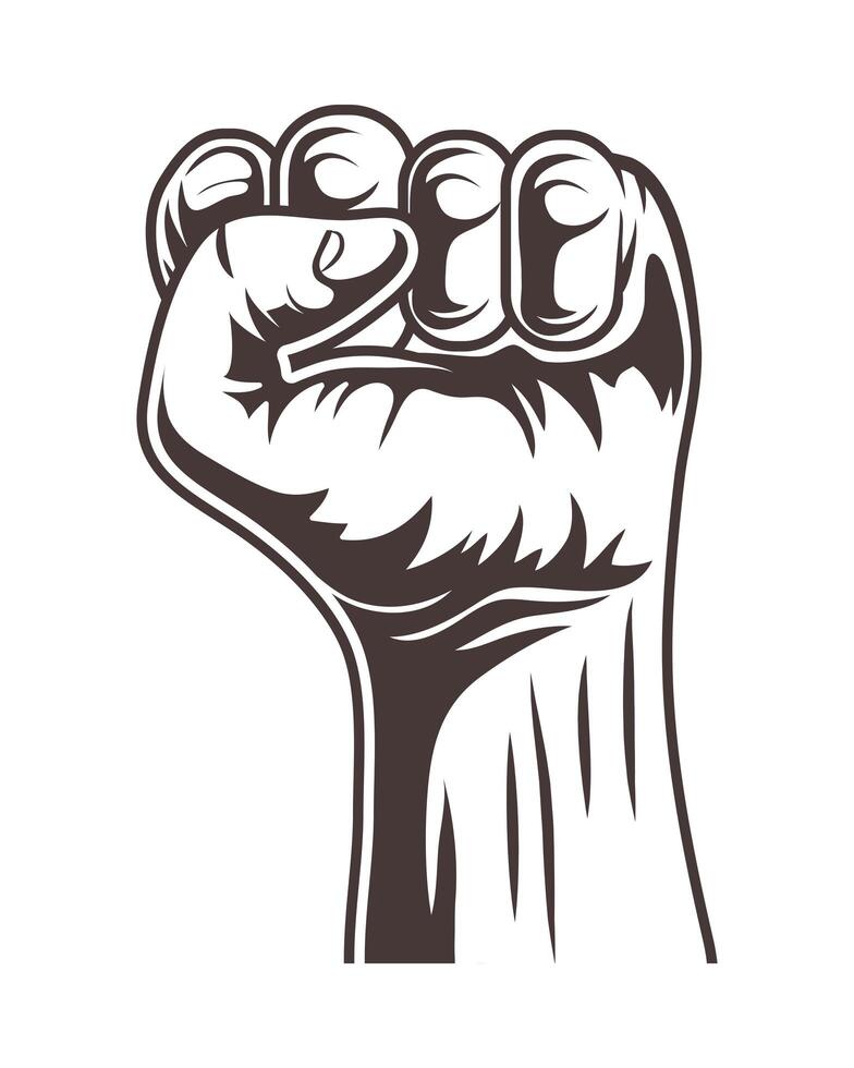 hand human fist vector